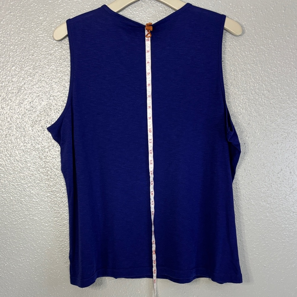 Chico's Blue Embellished Tank Top - Picture 3 of 3